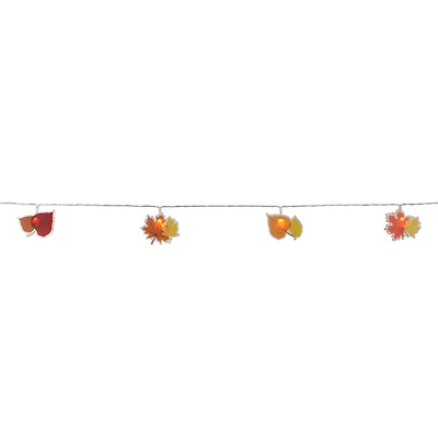 10ct. Warm White LED Acrylic Leaf String Lights by Ashland®