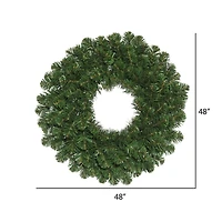 48" Unlit Oregon Fir Artificial Christmas Wreath