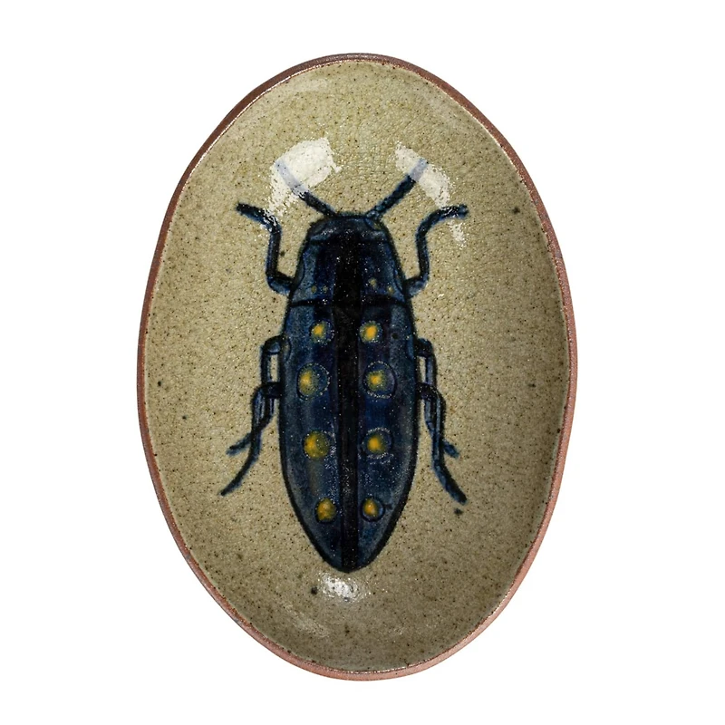 Hello Honey® 7" Insect & Bird Design Stoneware Bowl Set