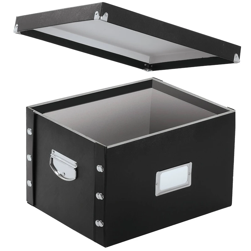 Snap-N-Store Black Legal Letter File Box