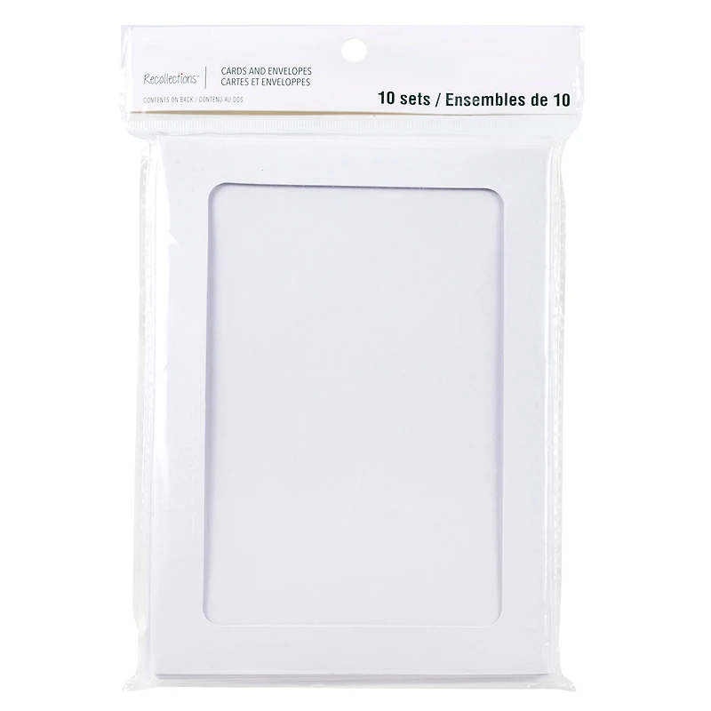 12 Packs: 10 ct. (120 total) 5" x 7" Frame Cards & Envelopes by Recollections