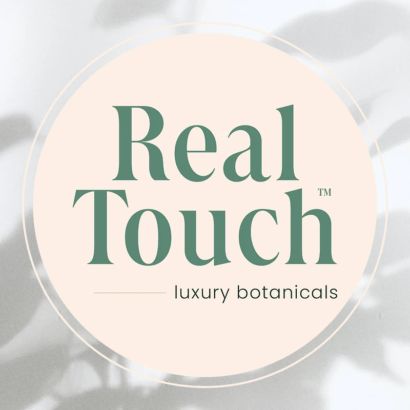 10" Real Touch™ Two-Toned Spring Eucalyptus Leaves in Ceramic Pot