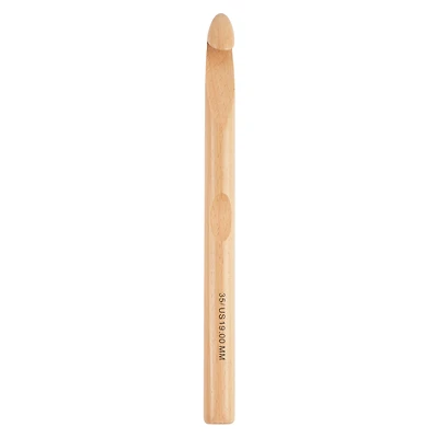 Jumbo Wood Crochet Hook by Loops & Threads