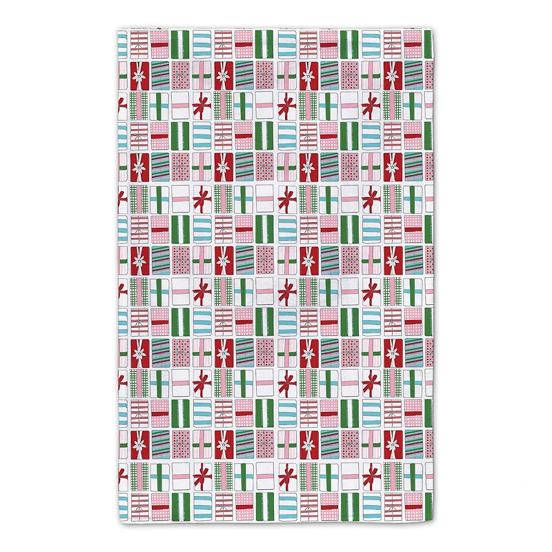 Merry Gift Boxes Tea Towels - Set of 2