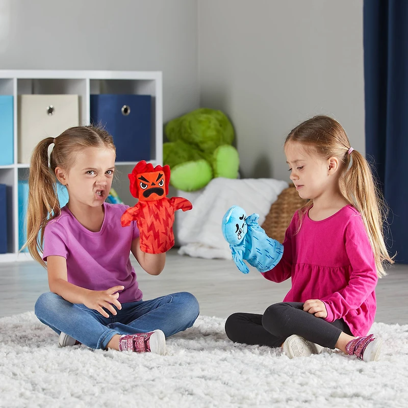 hand2mind Feelings Family™ Hand Puppets Set