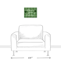 Who's Your Paddy Canvas Wall Art