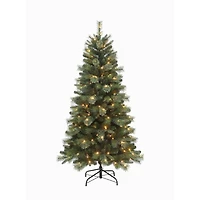 6ft. Pre-Lit Sierra Spruce Artificial Christmas Tree, Warm White LED Lights by Ashland®