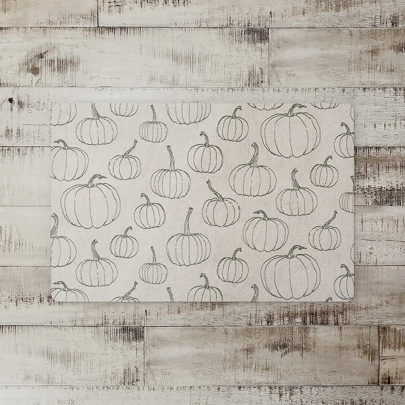 Pumpkin Pattern Floor Mat