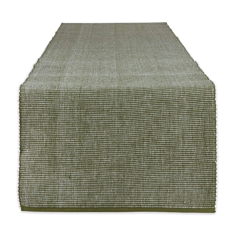 DII® 108" Sage & White 2-Tone Ribbed Table Runner