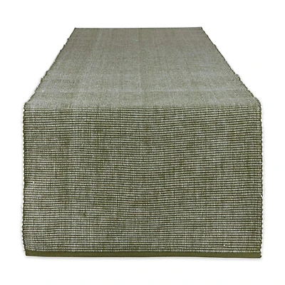 DII® 108" Sage & White 2-Tone Ribbed Table Runner