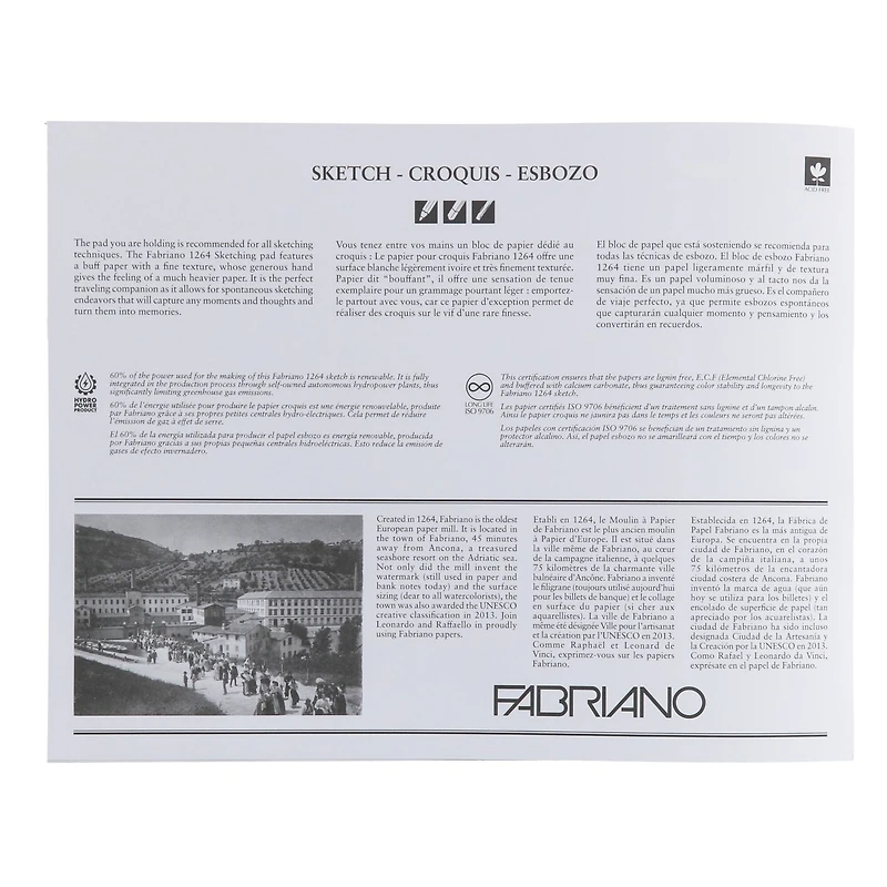 Fabriano® 1264 Sketch Pad