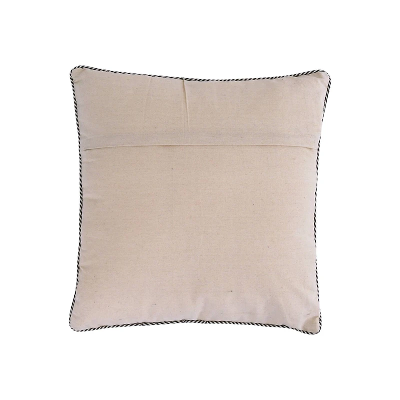 Hello Honey® Appliqued Boat & Striped Piping Cotton Pillow