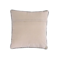 Hello Honey® Appliqued Boat & Striped Piping Cotton Pillow