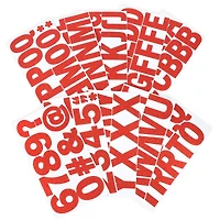 3.25" Red Glitter Alphabet Stickers by Recollections™ 