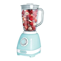 Brentwood 2 Speed Retro Blender with 50oz. Plastic Jar