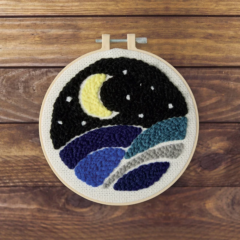 6" Night Sky Punch Needle Kit by Loops & Threads®