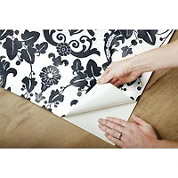 RoomMates Vine Damask Peel & Stick Wallpaper