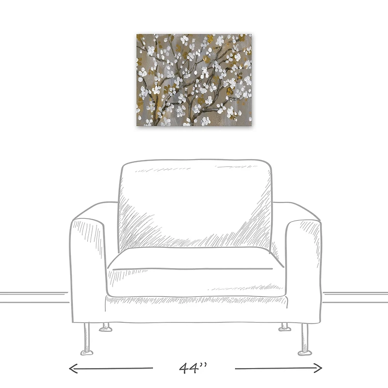 Cherry Blossoms 20" x 16" Canvas Wall Art