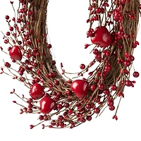 Glitzhome® 18" Valentine's Berry Wreath