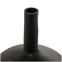 The Novogratz Black Glass Vase 12" x 12" x 22"