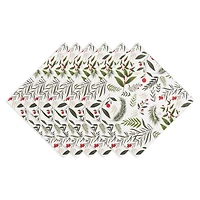 DII® Holiday Sprigs Printed Napkin Set, 6ct.