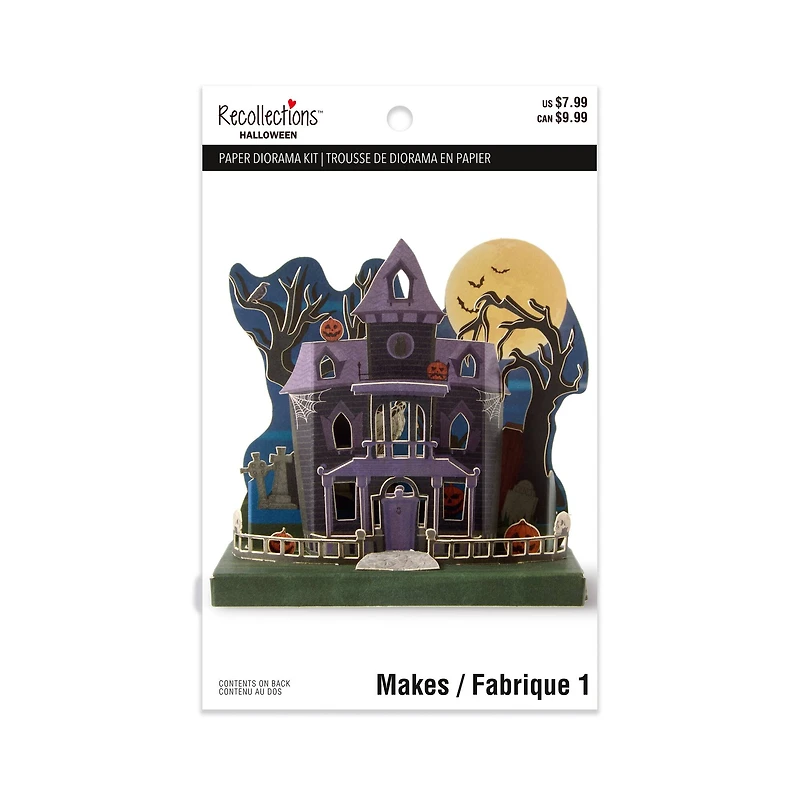 Haunted House Paper Diorama Kit by Recollections™