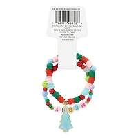Christmas Tree Bead Bracelets by Creatology™