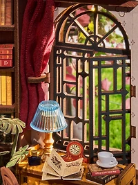 Rolife® Silent Corner Study DIY Book Nook Shelf Insert Kit