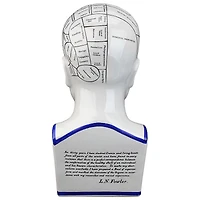 Design Toscano Porcelain Phrenology Head Statue