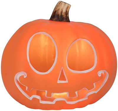 9" Orange Lighted Jack-o'-Lantern Décor by Ashland®