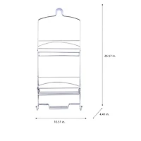 Bath Bliss Ellipse Collection Deluxe Shower Caddy
