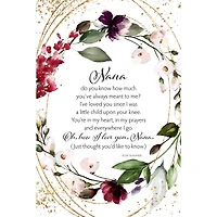 Nana Do You Know Inspirational Wood Plaque