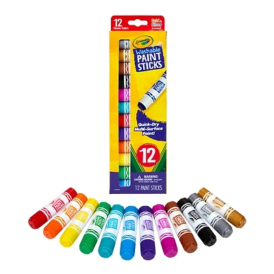 Crayola® 12 Color Washable Paint Sticks