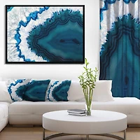 Designart - Blue Brazilian Geode