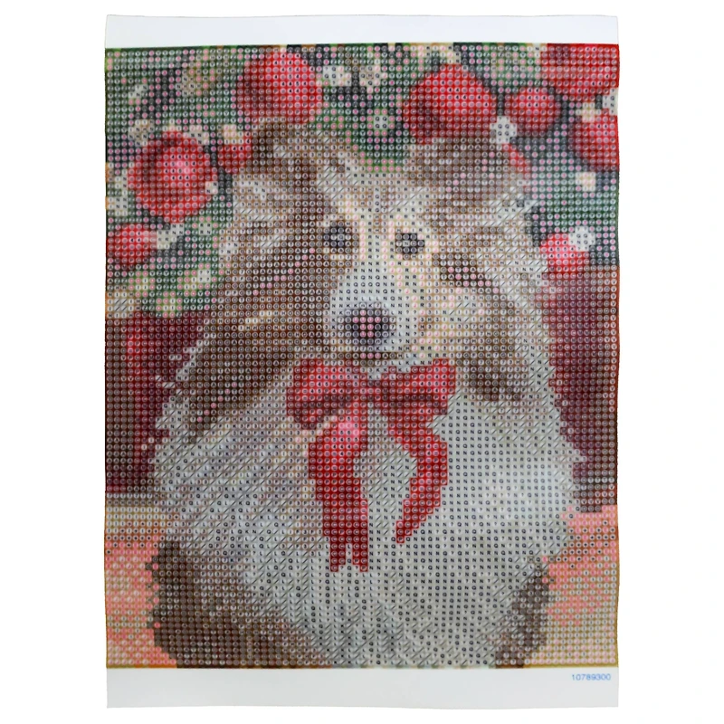 8" x 10" Collie Dog Diamond Art Kit with Frame by Make Market®