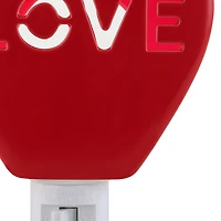Miss Valentine Red Ceramic Candy Heart Love Nightlight