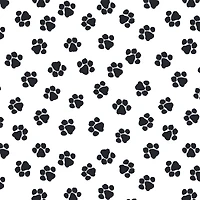 Fabric Editions White Paws Novelty Cotton Fabric