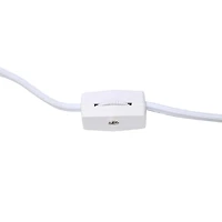 Simple Designs 12" Petite Hammered Chrome Square Table Lamp