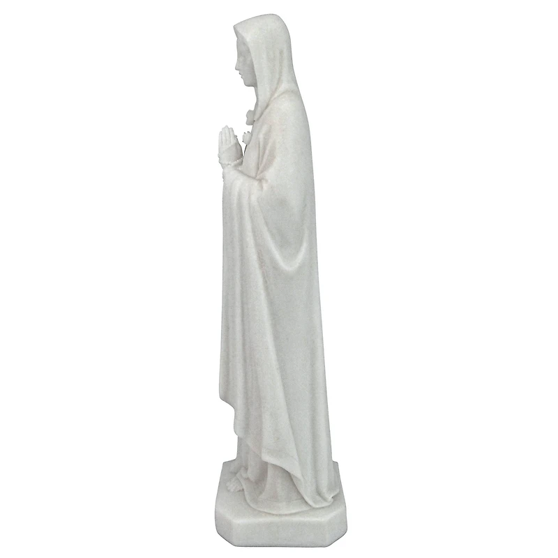 Design Toscano 15" Blessed Virgin Mary Bonded Marble Statue