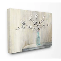 Stupell Industries Beautiful Cotton Flower Canvas Wall Art