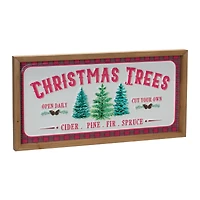 Christmas Tree Wall Signs, 2ct.