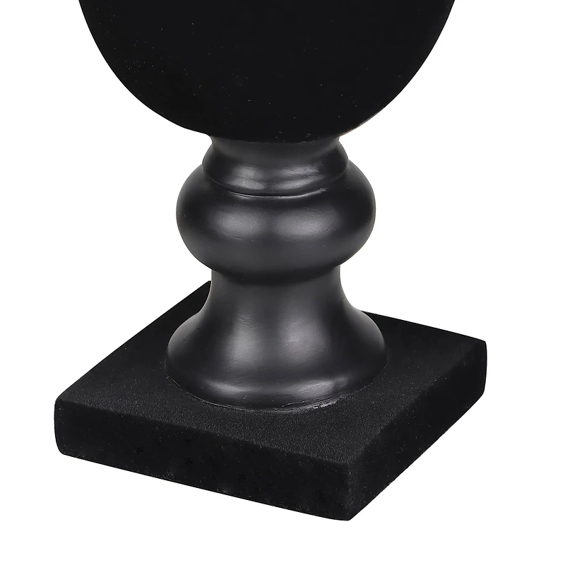 14" Black Reindeer Bust with Glasses & Pipe by Ashland®