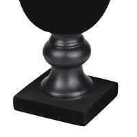 14" Black Reindeer Bust with Glasses & Pipe by Ashland®