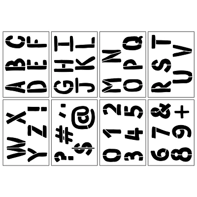 3" Bold Letters Alphabet Stencils by Craft Smart®