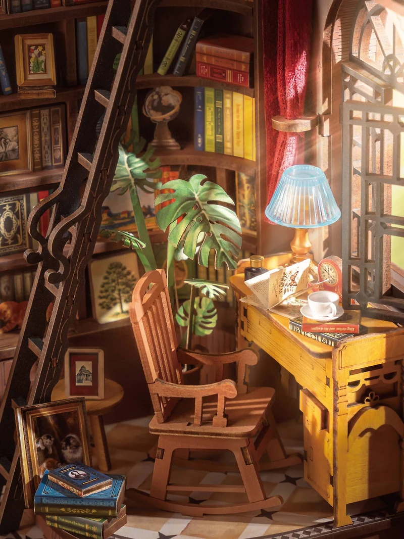 Rolife® Silent Corner Study DIY Book Nook Shelf Insert Kit