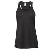 BELLA+CANVAS® Dark Gray Heather Women's Flowy Racerback Tank