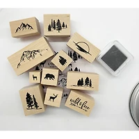 Wild & Free Wood Stamp Jar Set by Recollections™