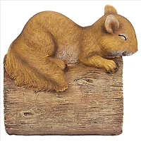 Design Toscano 9" Jolly the Squirrel Gutter Guardian Downspout Statue