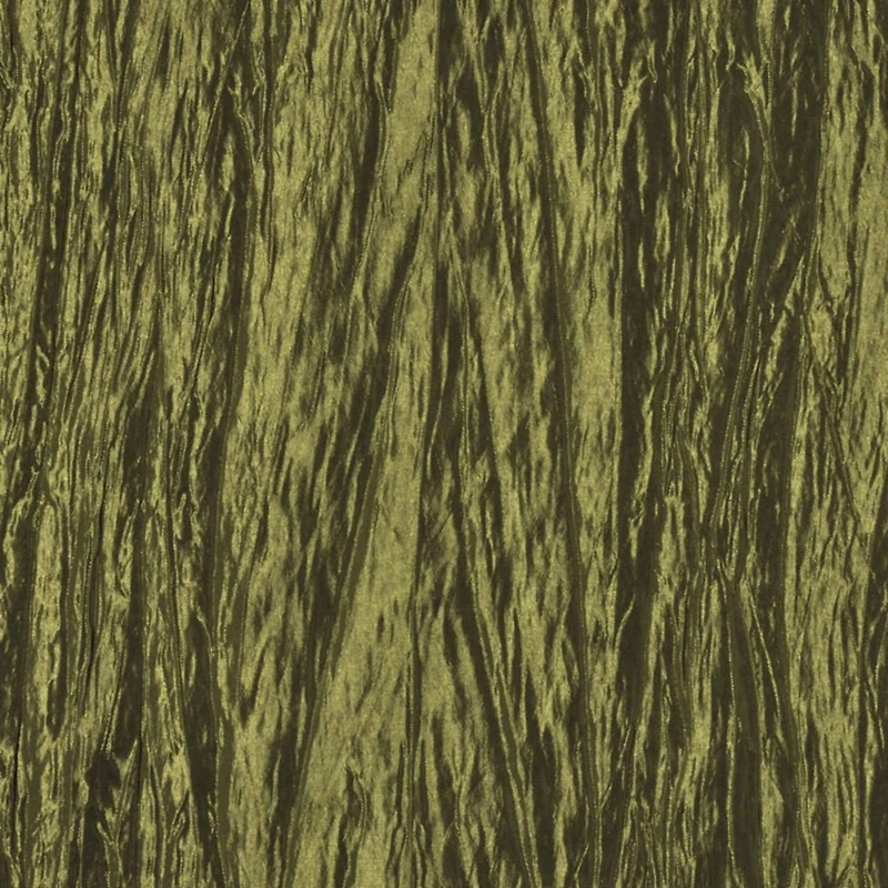 Olive Green Crushed Taffeta
