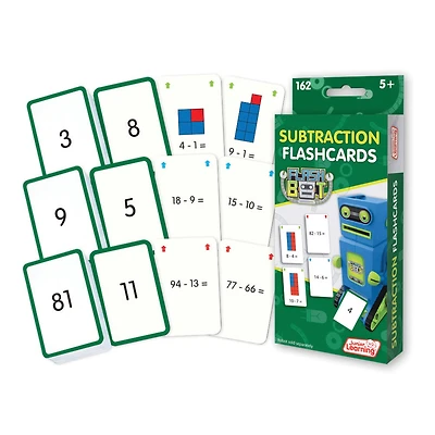 Junior Learning® Subtraction Flashcards